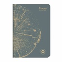 Caiet capsat A5 Forever Clairefontaine, 48 file, hartie reciclata, gri - Sustenabilitate si eleganta intr-un singur produs