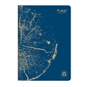 Caiet capsat A4 Forever Clairefontaine, 48 file, hartie reciclata, albastru cobalt, eco-friendly