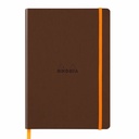 Notebook A5 Rhodiarama, 80 file, ivory, dictando, bronz - Compact, Versatil si Elegant, Ideal pentru Notite zilnice
