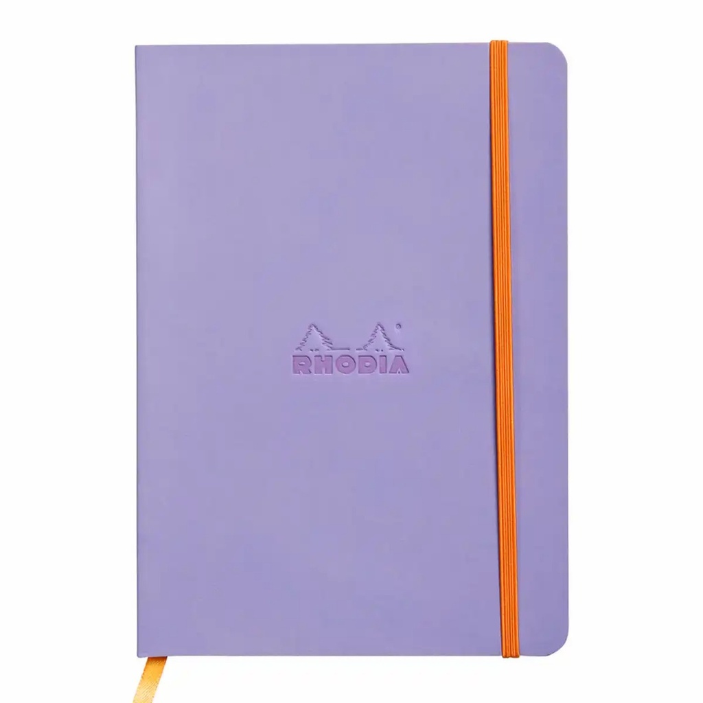 Notebook A5 Rhodiarama, 80 file, ivory, dictando, albastru - Calitate Premium pentru Notite si Jurnal