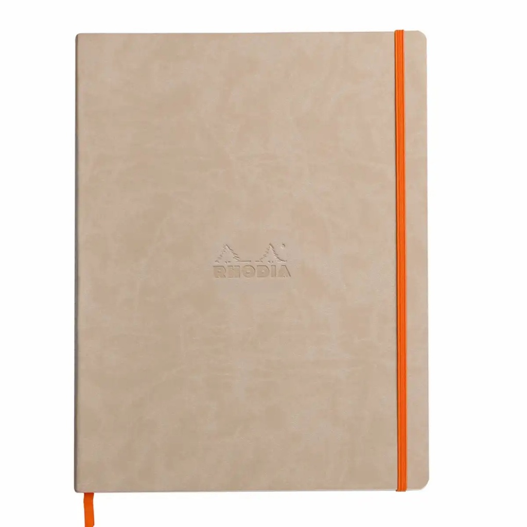 Notebook A4+ Rhodiarama, 80 file, Ivory Dictando, Bej - Calitate Superioara si Eleganta in Scriere