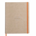Notebook A4+ Rhodiarama, 80 file, Ivory Dictando, Bej - Calitate Superioara si Eleganta in Scriere