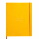 Notebook Rhodiarama A4+, 80 file, ivory dictando, galben - Calitate Superioara si Eleganta pentru Note si Idei