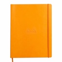 Notebook Rhodiarama A4+, 80 file, Ivory Dictando, Portocaliu - Calitate Premium pentru Idei si Note