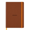 Notebook A5 Rhodiarama, 80 file, ivory, dictando, compact si elegant, ideal pentru notite si jurnal, cadou perfect