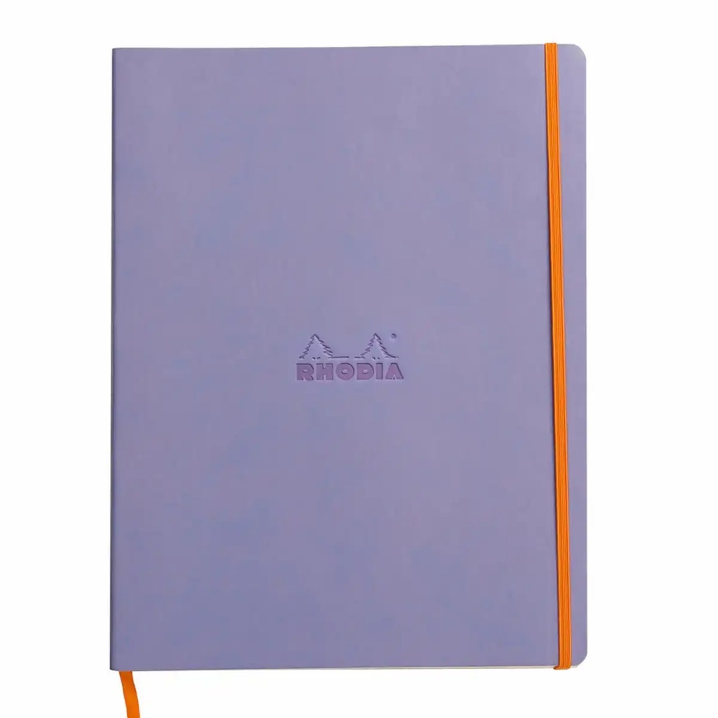 Notebook A4+ Rhodiarama, 80 file, Ivory Dictando, Albastru - Calitate Superioara pentru Note si Idei