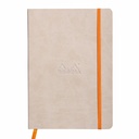 Notebook A5 Rhodiarama, 80 file, ivory, dictando, bej - Versatil, compact si elegant, ideal pentru notite zilnice