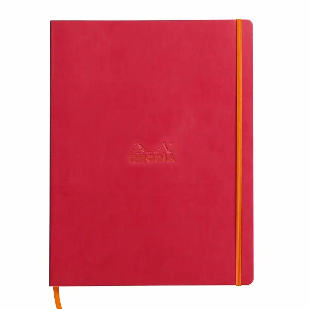 Notebook Rhodiarama A4+, 80 file, Ivory Dictando, Roz - Calitate Superioara si Eleganta