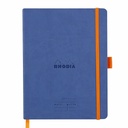 Meeting Book A5+ Rhodiarama, 80 file, safir - Organizare eleganta pentru intalniri si notite