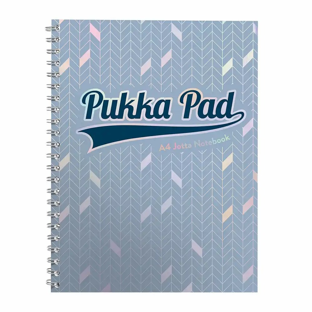 Caiet A4 cu spira Pukka Pads Glee Dictando, 200 pagini, albastru deschis - Ideal pentru notite si schite