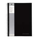 Caiet cu spirala Pukka Pad A4, 160 pagini, dictando, microperforatii - perfect pentru scoala, birou sau acasa