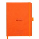 Agenda Meeting Book A5+ Rhodiarama, 80 file, tangerine, elegant si practic