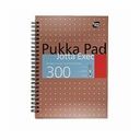 Caiet A4+ spira dubla Pukka Pads Exec, 300 pagini, cupru, coperta tare pentru notite extinse