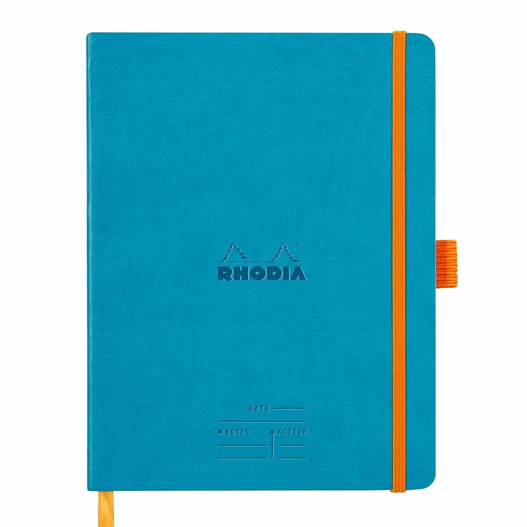 Meeting Book A5+ Rhodiarama Turcoaz, 80 file, Organizare Eficienta pentru Intalniri