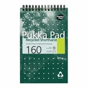 Blocnotes cu spira A5 Pukka Pads Jotta Recycled, 160 pagini, verde, hartie de calitate superiora