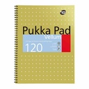 Caiet A5 spirala dubla Pukka Pads Vellum, 120 pagini, dictando, ideal pentru notite la scoala si birou