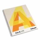 Caiet de birou Esselte A4 cu spira, matematica, 70 pagini, hartie 70 g/mp