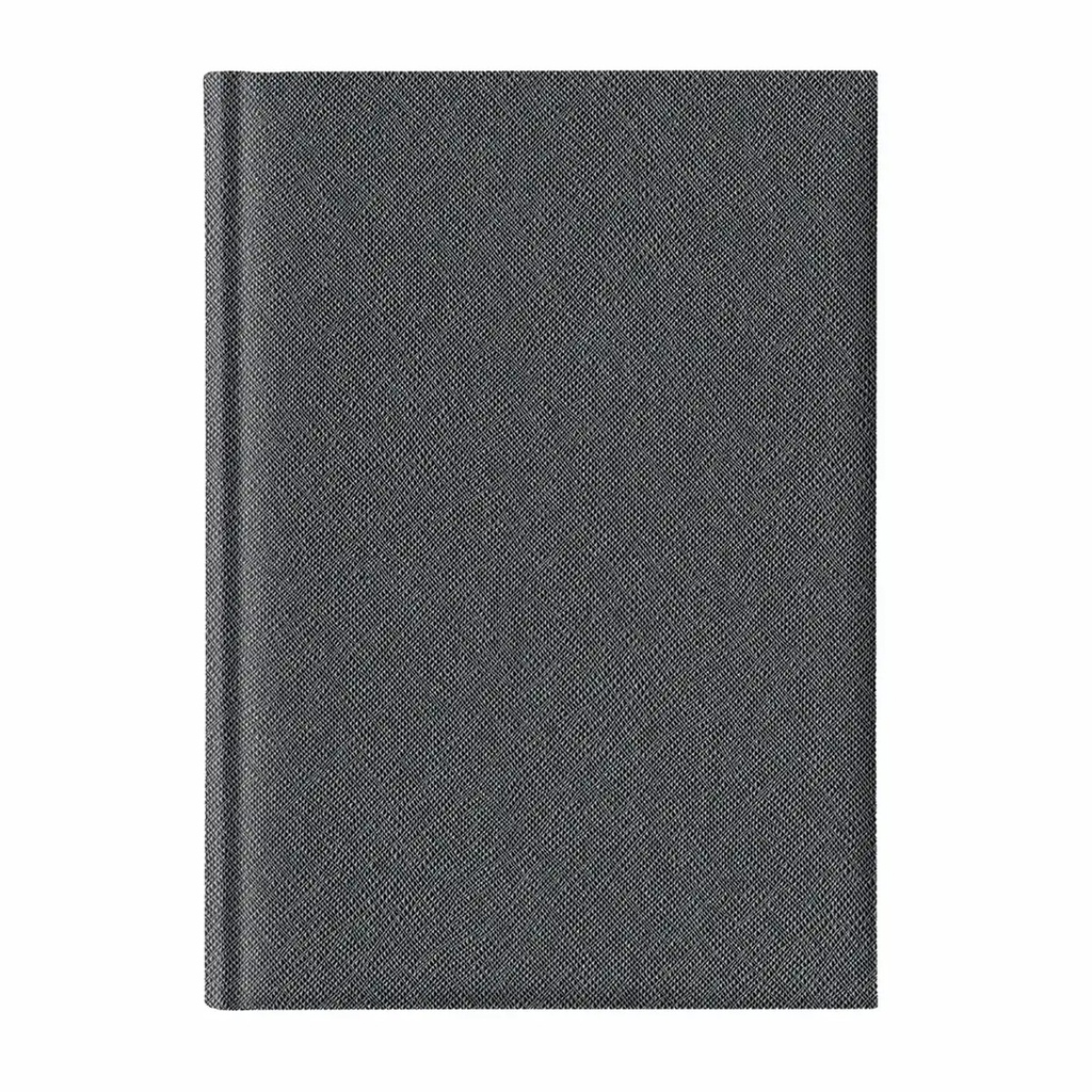 Agenda Adria A5, Nedatata, Hartie Ivory, Coperta Gri, 320 Pagini, Format Finit