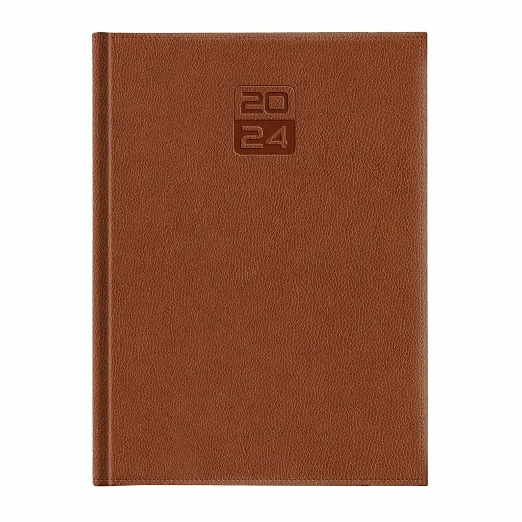 Agenda Dakota A4 datata, hartie ivory, coperta maro - Organizare eleganta si precisa, cu finisaje rafinate