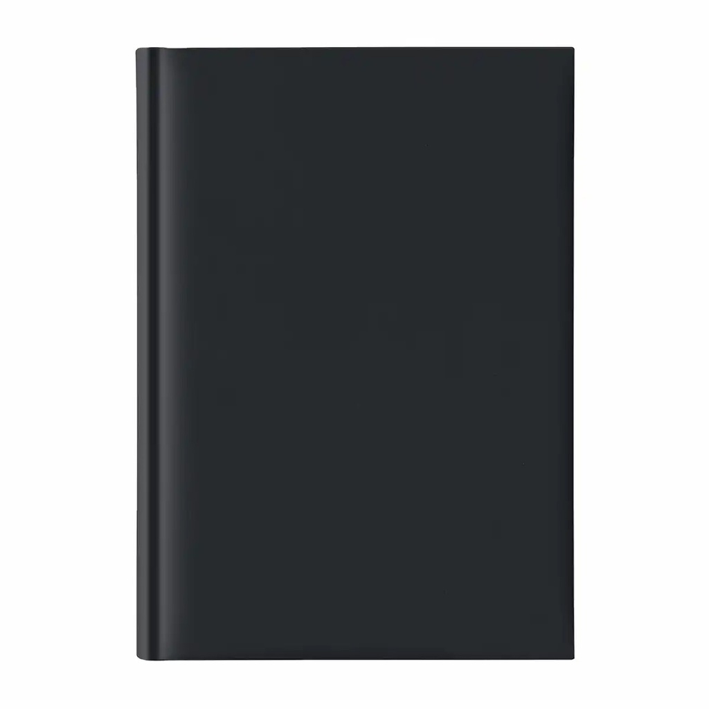 Agenda A5 nedatata, hartie offset alb, coperta neagra, 224 pagini, finisare cusuta - Organizati-va eficient cu eleganta!