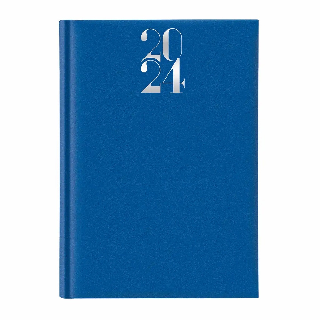 Agenda Artilux A5, Datata, 14,5 x 20,5 cm, Hartie Ivory, Coperta Albastru Royal, 352 Pagini, Tipar 2 Culori, Finisare de Calitate