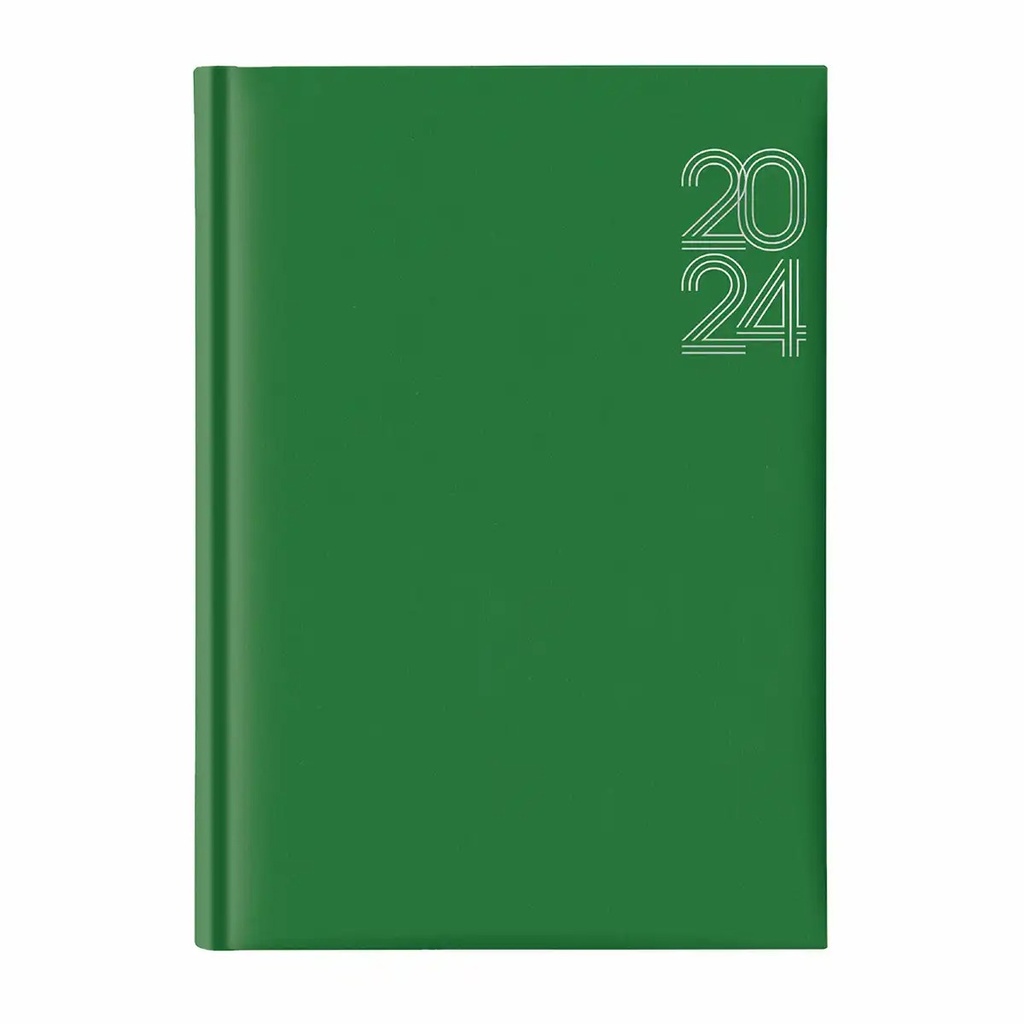 Agenda Artibest A5, Datata, Hartie Alba, Coperta Verde Deschis, 352 Pagini, Tipar 2 Culori