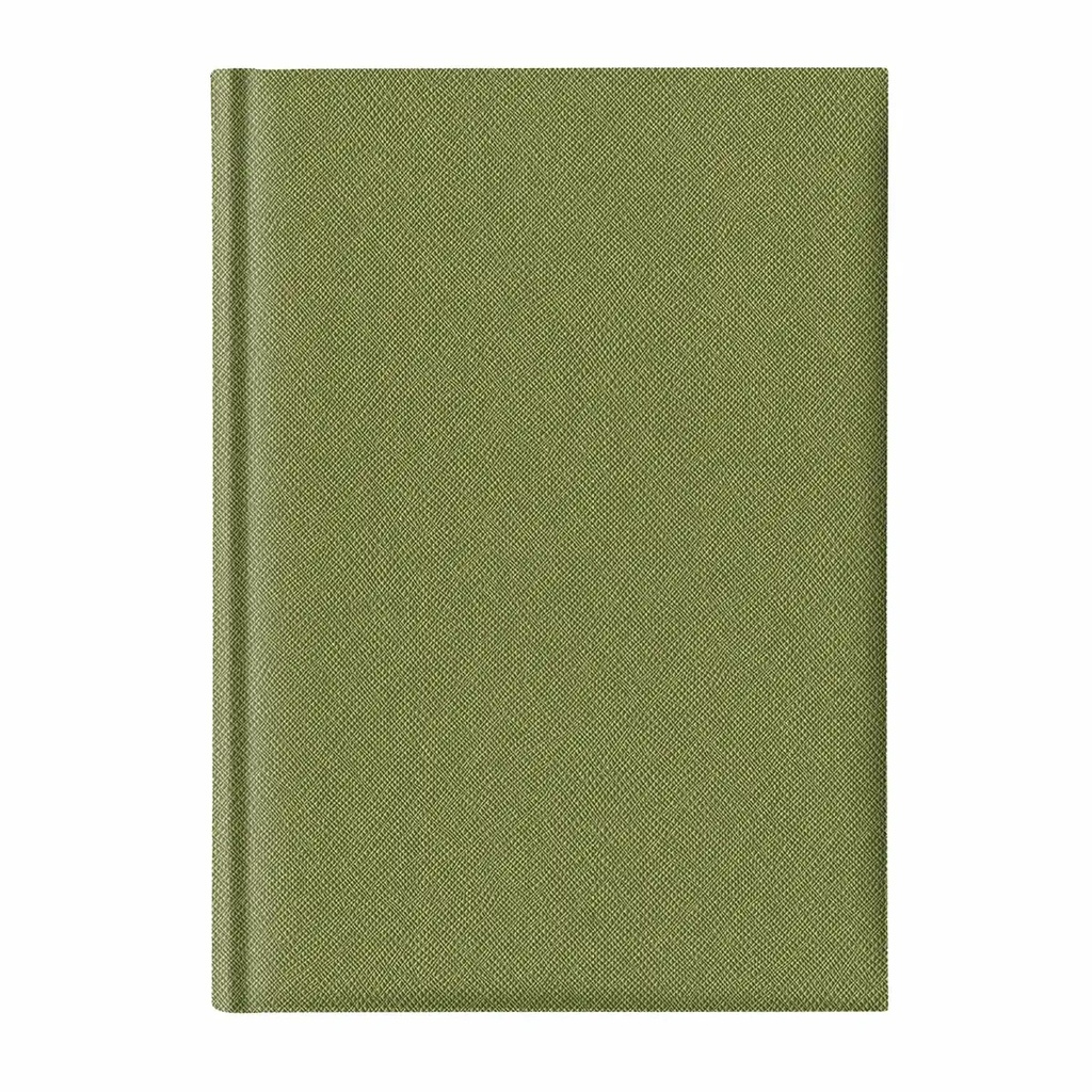 Agenda Adria A5, Hartie Ivory, Coperta Verde, 320 pagini, Format Finit, Tipar 2 Culori