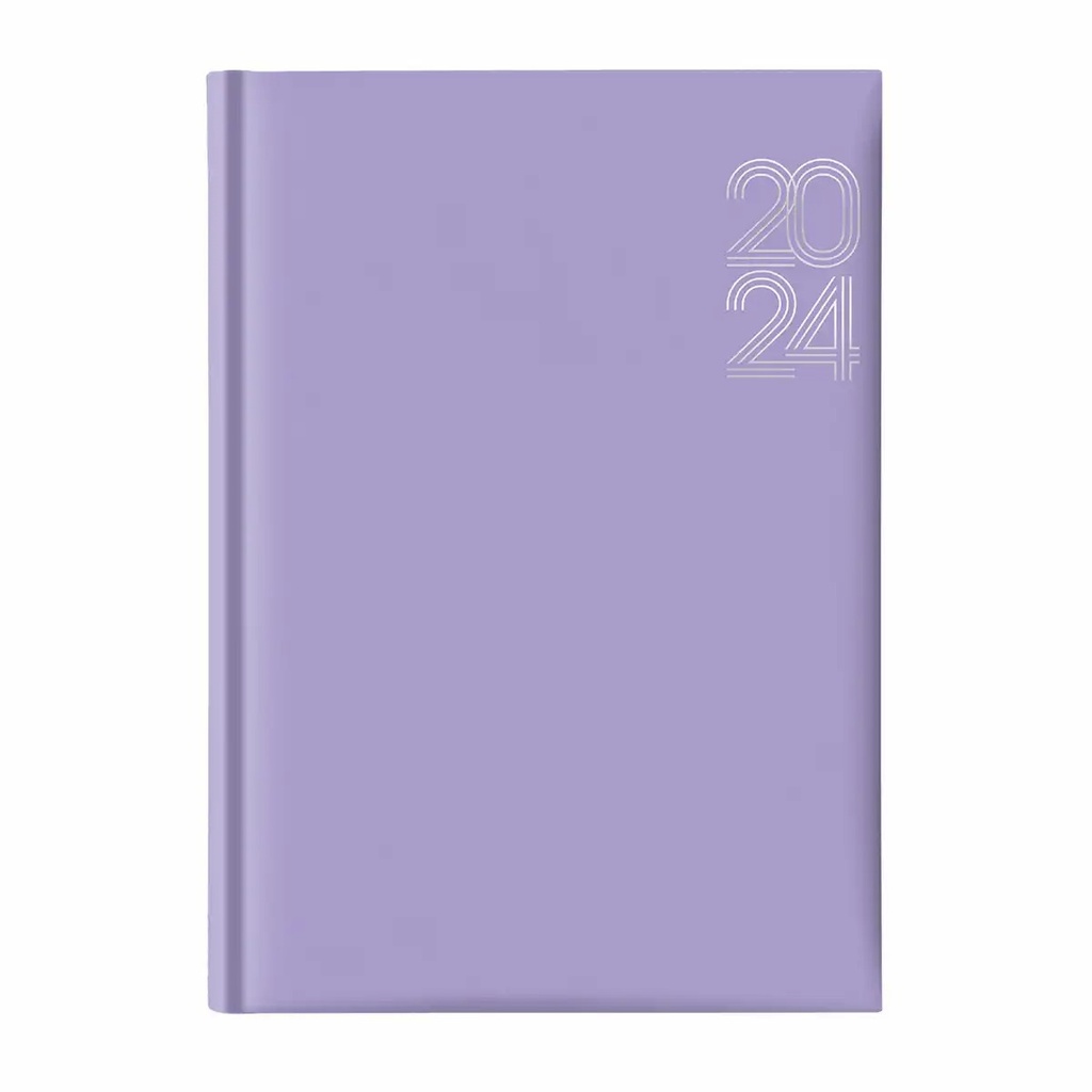 Agenda Artibest A5, Datata, Hartie Offset Alb, Coperta Lila, 352 Pagini, Format Finit