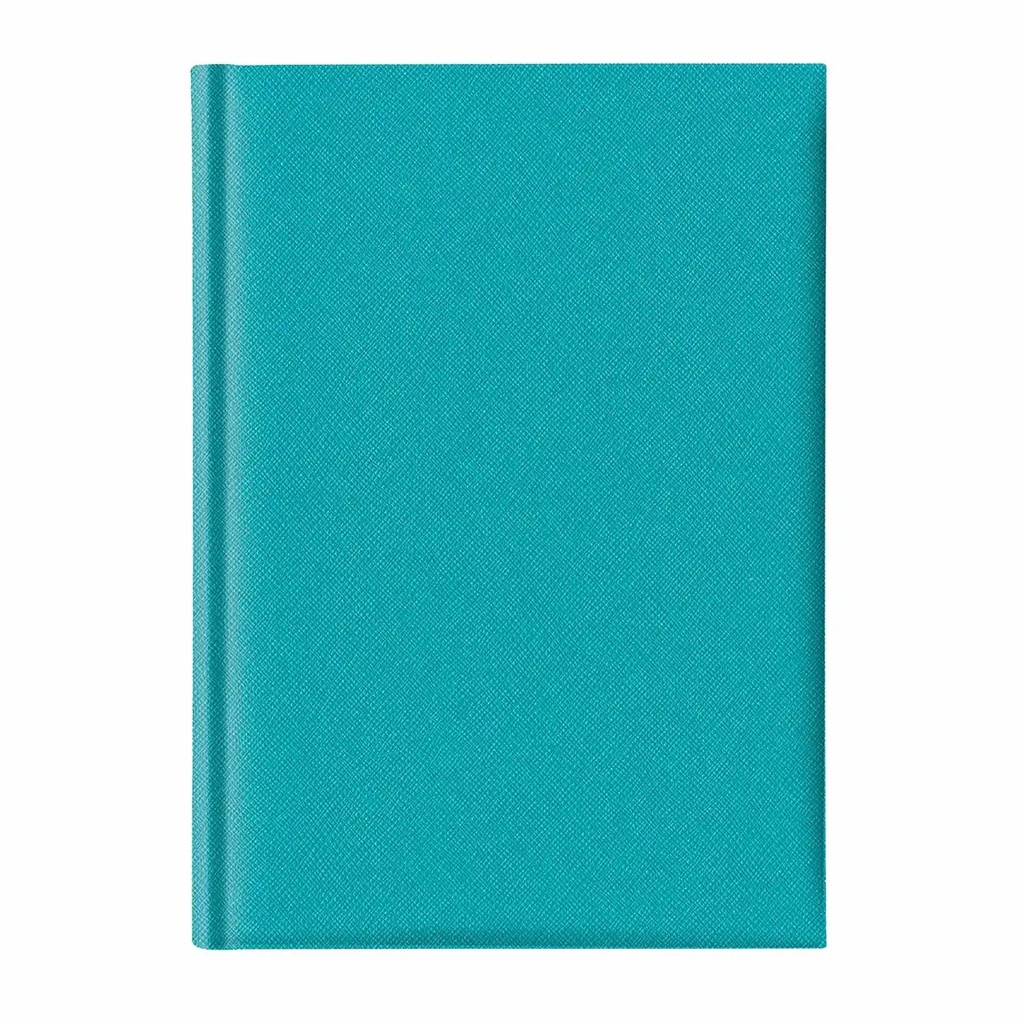 Agenda Adria A5, Hartie Ivory, Coperta Turcoaz, 320 pagini, Format Finit