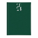 Agenda Artilux A4 datata, 144 pagini, hartie ivory, coperta verde eleganta