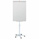 Flipchart mobil NOBO Impression Pro, Otel Lacuit, Magnetic, Marker si Tavita Incluse, Alb, 678 x 1056 mm