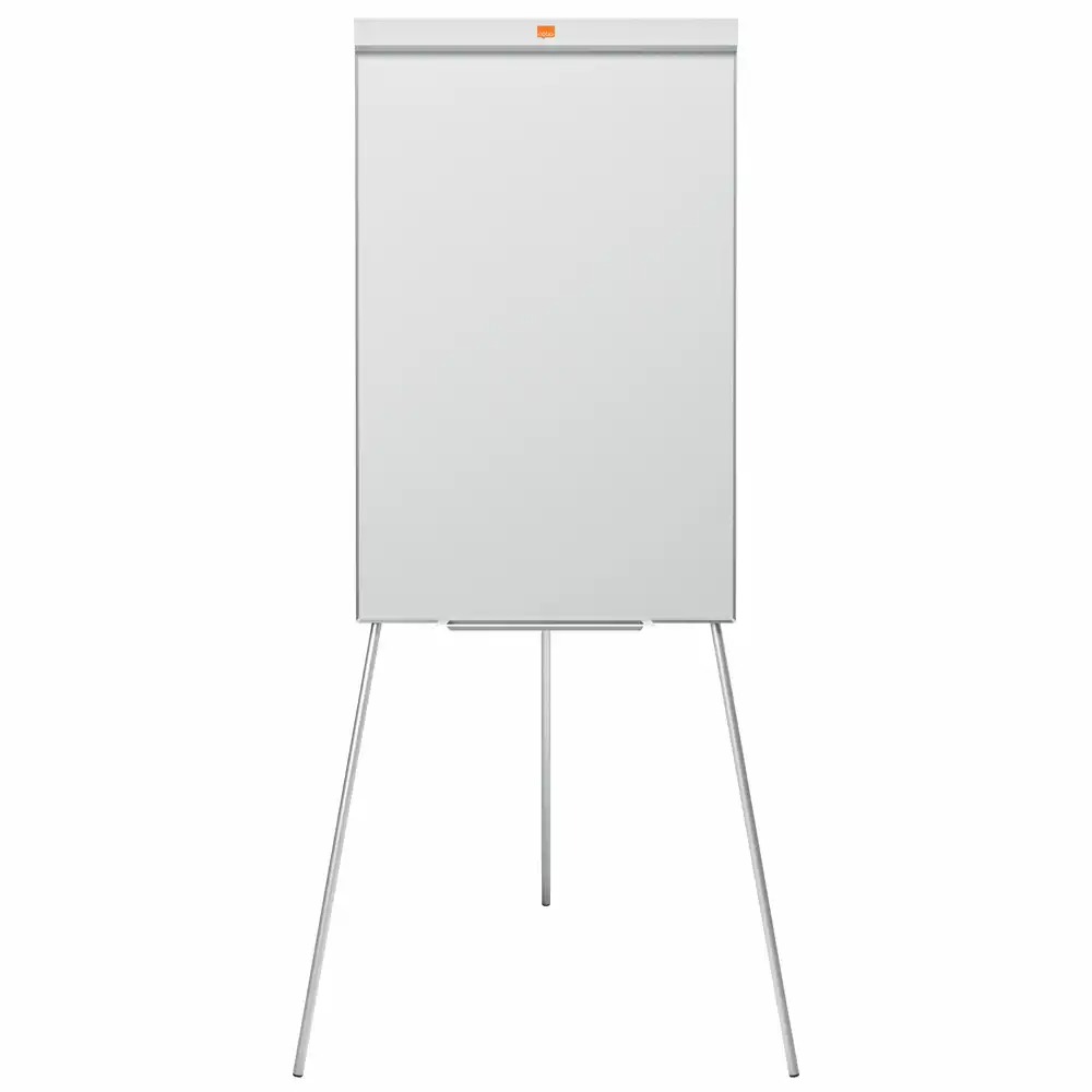 Flipchart NOBO Impression Pro, Otel Lacuit, Trepied Reglabil, Suprafata Magnetica, Marker si Tava Incluse, Alb, Dimensiuni 680 x 1840 cm