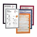 Durable Duraframe A3, Display Magnetic, Argintiu, 2 Bucati/Set - Afisare Usoara si Reutilizabila