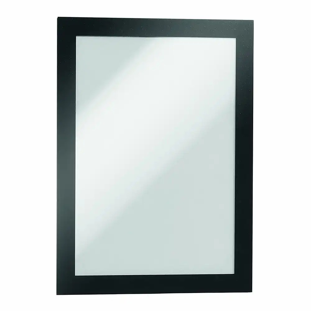 Rame Magnetice Duraframe Durable A5 Negru, Set 5 Bucati - Ideal pentru Afisarea Informatiilor Magnetic pe Suprafete Metalice