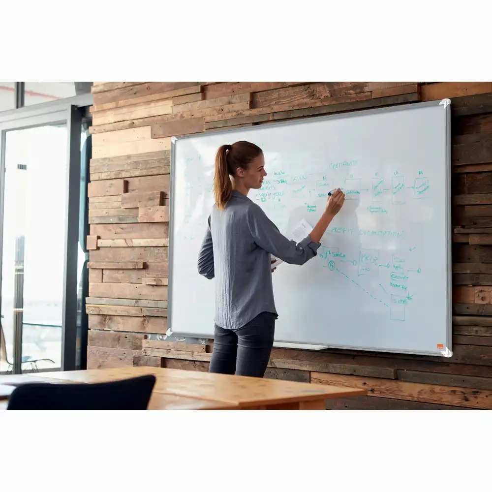 Tabla combiboard Legamaster Unite, 90x120 cm, Suprafata Magnetica si pentru Scriere cu Marker, Rama Aluminiu