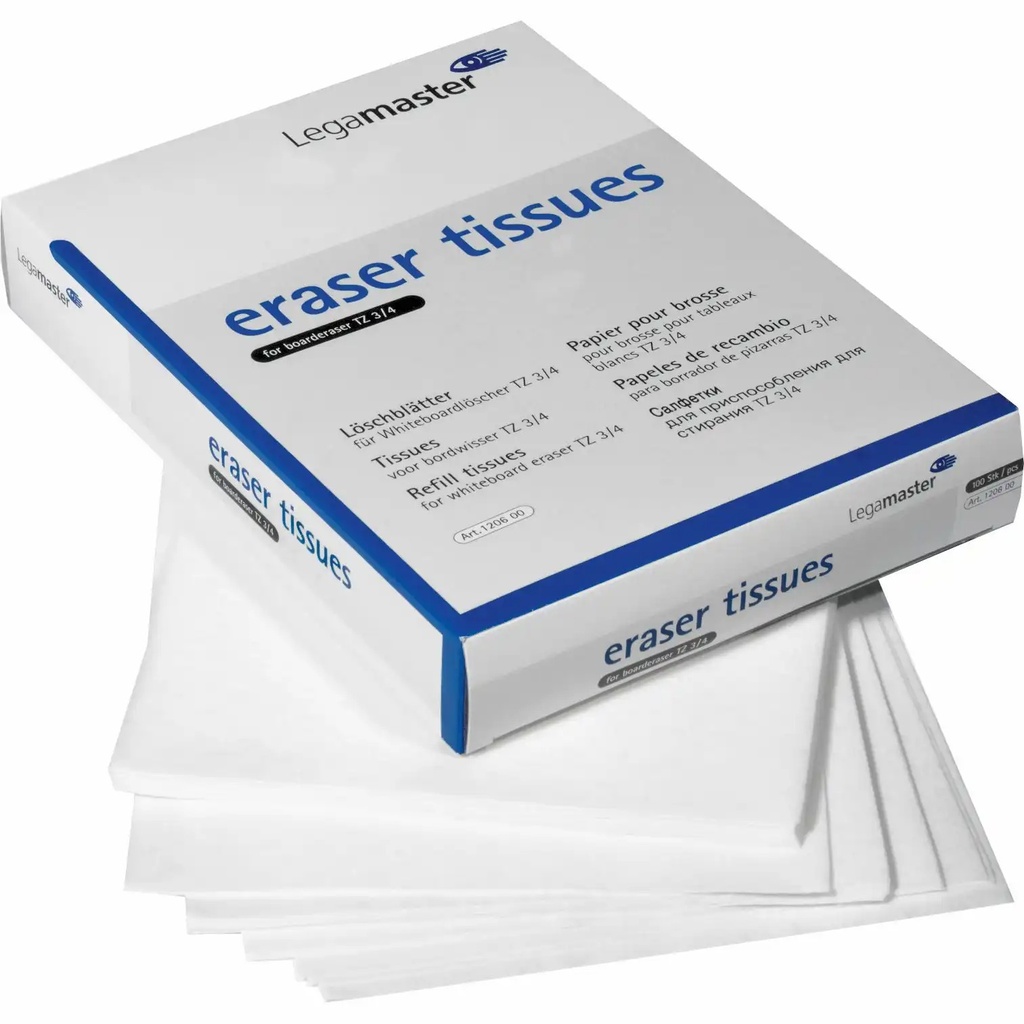 Rezerve burete magnetic Legamaster, 100 file, absorbante, rezistente, pentru stergerea markerelor - Calitate superioara