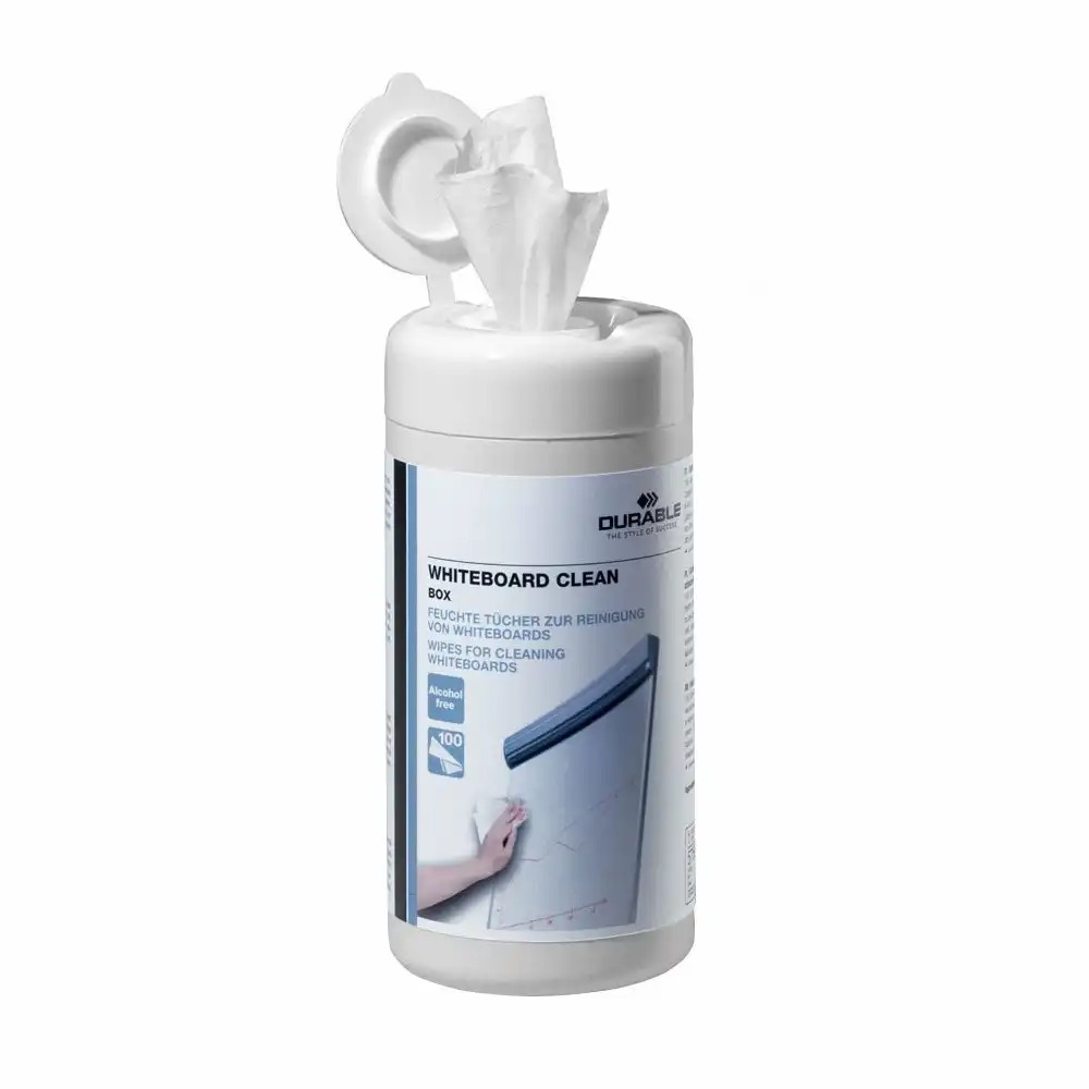 Servetele Durable pentru Curatare Tabla, 100 bucati - Solutie Fara Alcool, Dispenser Inclus