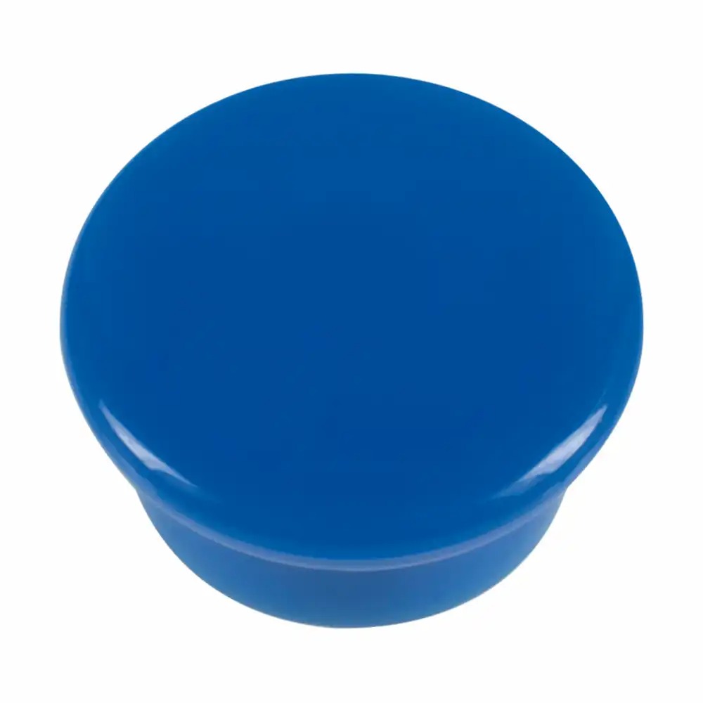 Set 10 magneti Westcott, d15 mm, albastru, suport 3/4 coli, 80g, organizare eficienta si estetica vibranta