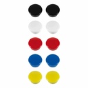 Set 10 magneti Westcott d15mm, diverse culori, sustin 3/4 coli 80g - Organizare creativa si colorata