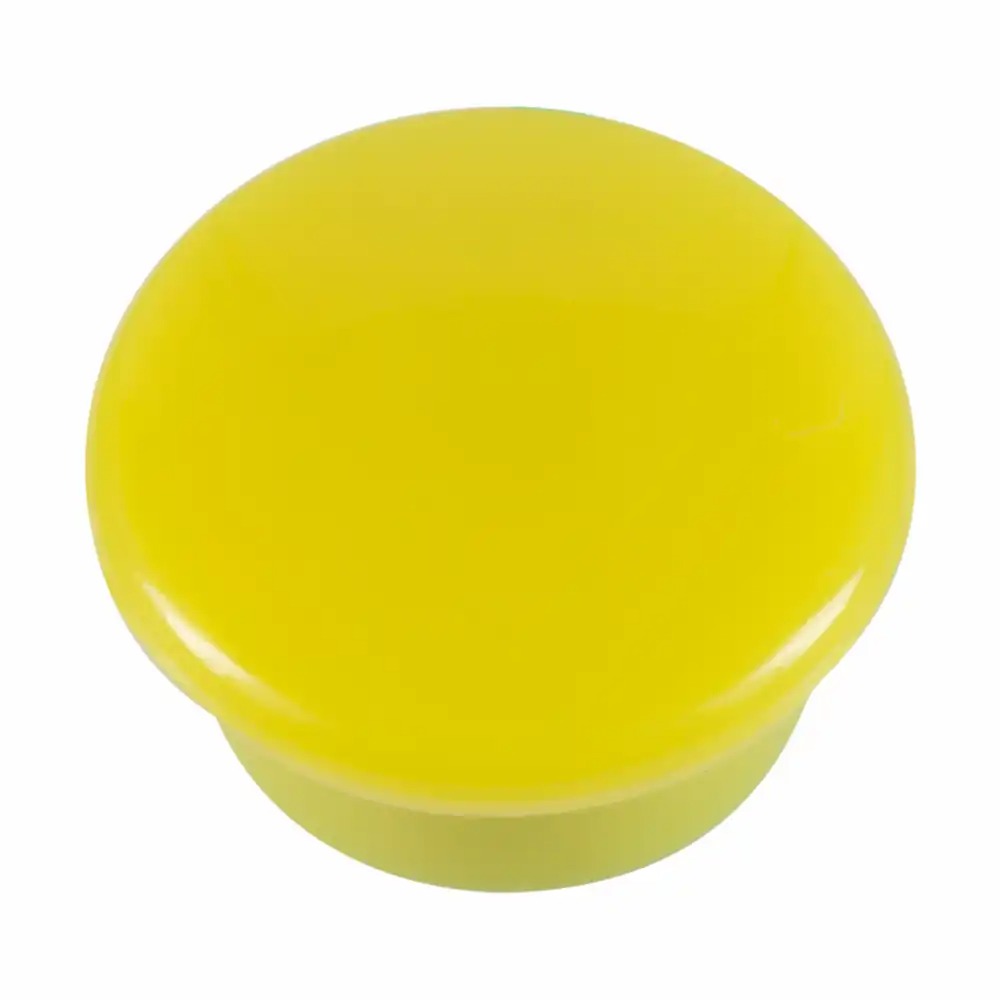 Set 10 magneti Westcott d15 mm galben, sustin 3/4 coli hartie 80g, organizare eficienta
