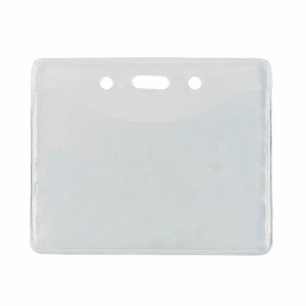 Portecuson Orizontal Heavy-Duty Transparent, 9.2 x 5 mm, Personalizabil, Protectie Durabila