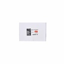 Ecuson orizontal Pavo 90x57 mm, 50 bucati - Policarbonat Transparent, Sistem de fixare cu clema metalica, Protectie cu doua fete, Set complet de...