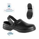 Saboti de lucru microfibra neagra perforatii/bareta A133-BM, marimea 40 - Durabili si confortabili, ideal pentru medii solicitante