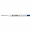 Rezerva pix Parker, metalic, 0.7 mm, albastru, scriere fina, durabilitate si eleganta