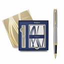 Set roller Waterman Hemisphere SS-GT, placat cu aur 23K, in cutie cadou eleganta
