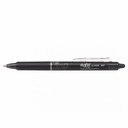 Roller gel retractabil Pilot Frixion Clicker 0.7 mm, negru, reincarcabil, cu radiera termosensibila