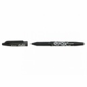 Roller cu gel Pilot Frixion Ball, 0.7 mm, negru, scriere termosensibila, ergonomic, reincarcabil