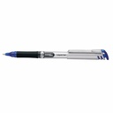 Roller Gel Pentel Energel 0.7 mm, Albastru, Grip Cauuciucat, Metal, Capac Clip, Scriere de 1.200 m