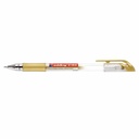 Roller cu gel Edding Cristal Jelly 2185, 0.7 mm, auriu - Experienta de scris lina si durabila