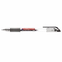 Roller cu gel Edding Cristal Jelly 2185, 0.7 mm, negru, scriere lina si confortabila